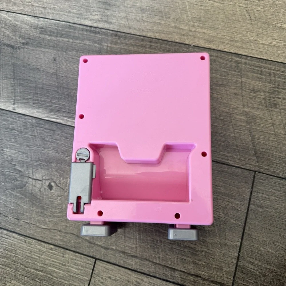 Y2K Takara Tomy Licca Chan Touch Licca Pink Vending Machine Toy w 3 Drinks Japan